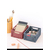 4 CAISSES PLASTIQUES PLIABLES 14X10X6CM COLORIS ASSORTIS